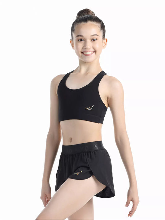 Cotton top with wrestling back