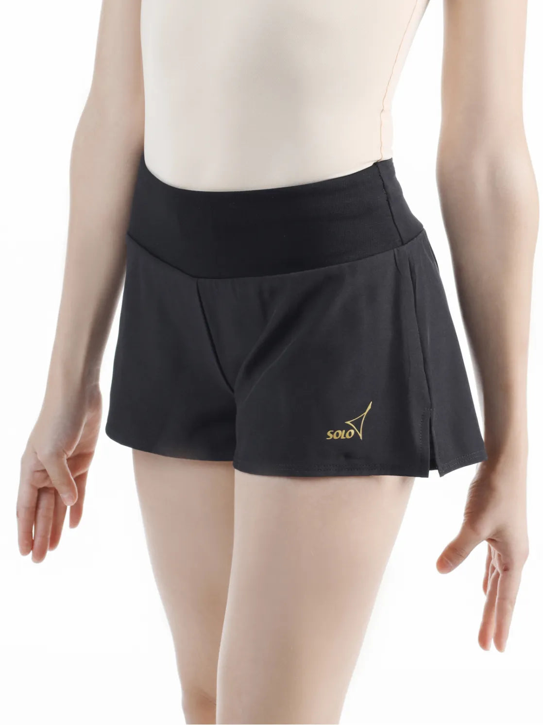 Double shorts with black undershorts