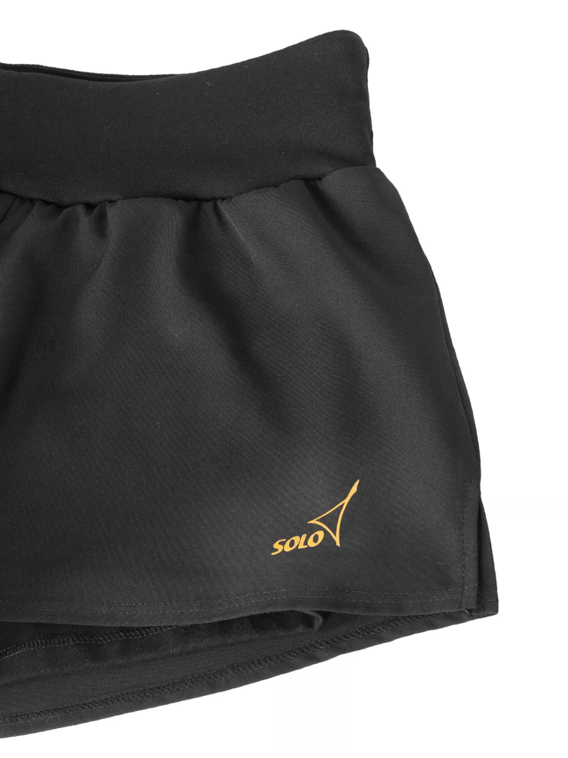 Double shorts with black undershorts