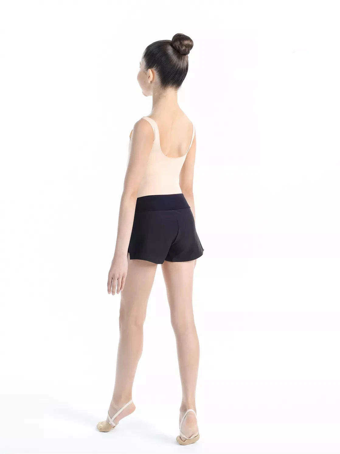 Double shorts with black undershorts