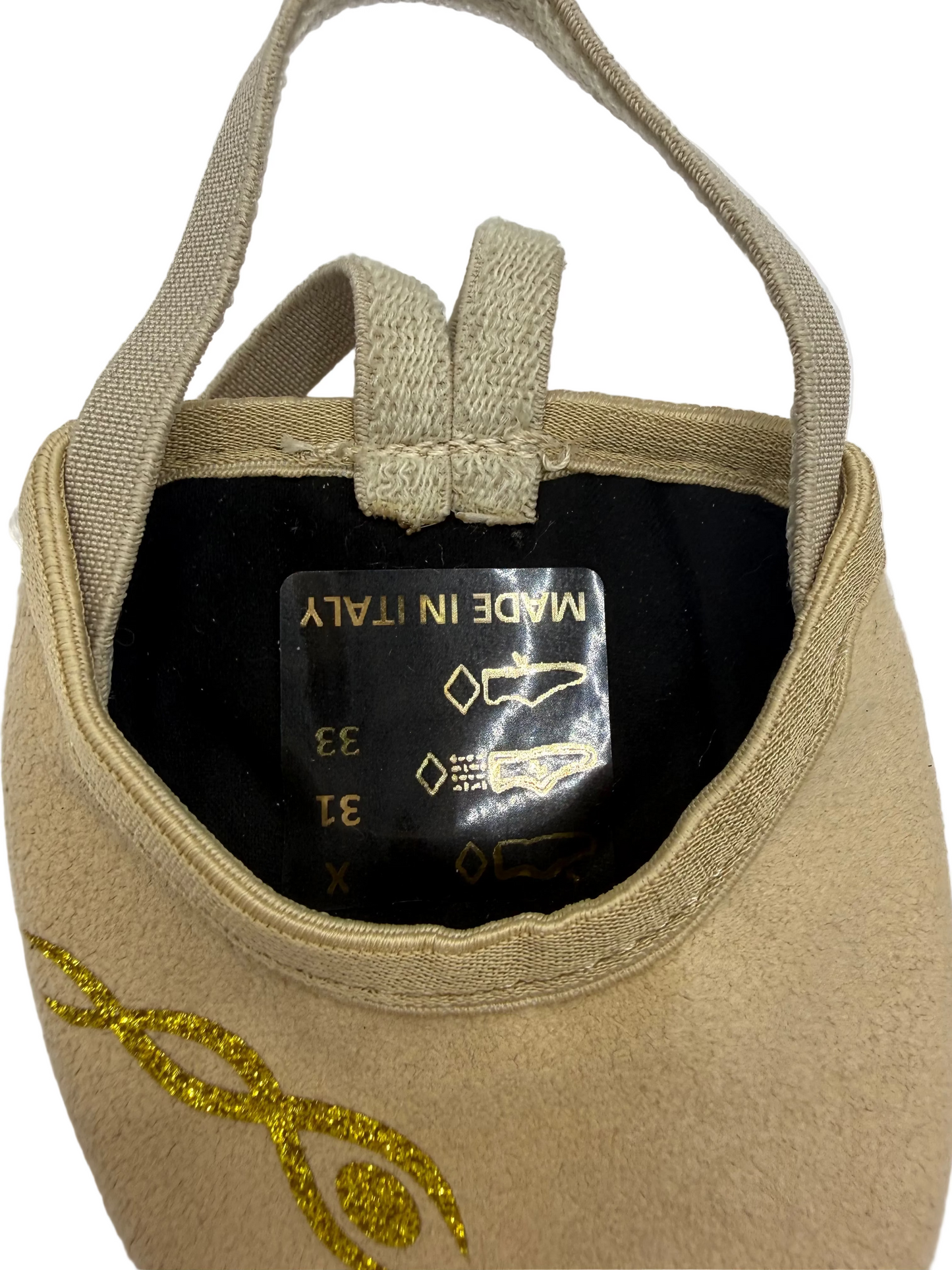 Gymnastics half-shoes textile Venturelli EGO