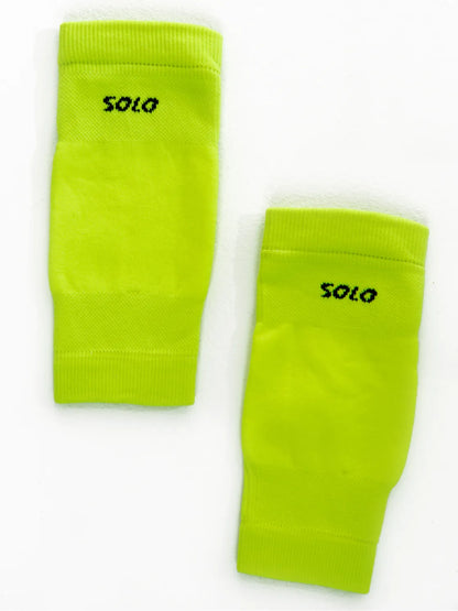 Lime neon knitted knee pads SOLO - NK4.8
