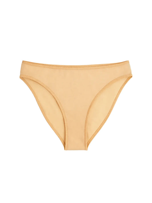 Beige polyamide midi briefs BD40-5